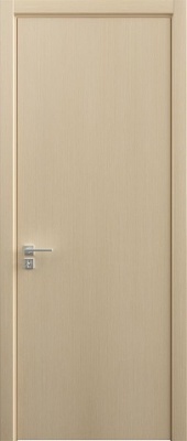 Межкомнатная дверь Практика Б18 Шпон fine-line, Выбеленный дуб, 600/700/800/900*2000 мм.